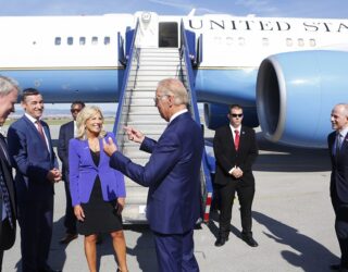 Veseli përcolli zv.presidentin Biden