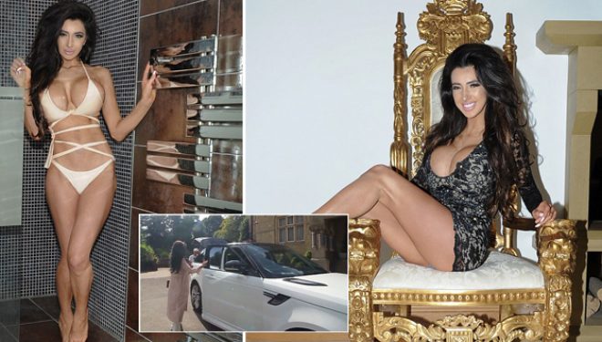 Chloe Khan paradë brenda vilës luksoze(Foto)