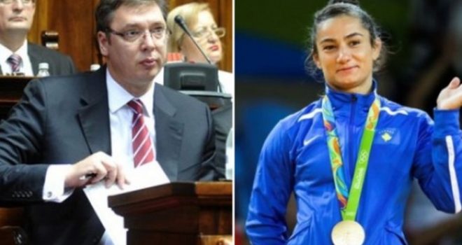 Vuçic uron Majlinda Kelmendin: Bravo, hallall të qoftë për suksesin
