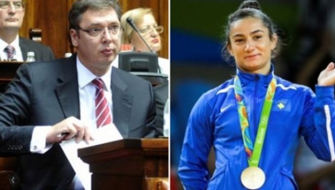 Vuçic uron Majlinda Kelmendin: Bravo, hallall të qoftë për suksesin