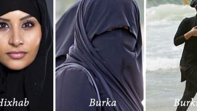 Dallimi mes Hixhab, Burkës dhe Burkinit