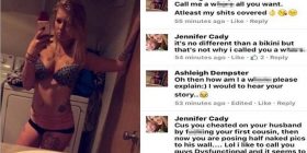 Ajo postoi një selfie seksi, komentet zbulojnë se kishte shkuar me kushëririn e saj