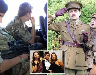 Djali i Mr. Bean, ushtarak si personazhi i të atit? (Foto)