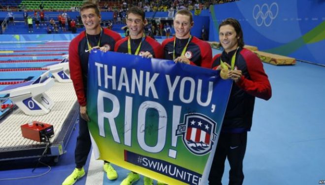 Olimpiadë: Notuesi Phelps i përfundoi garat me pesë të arta