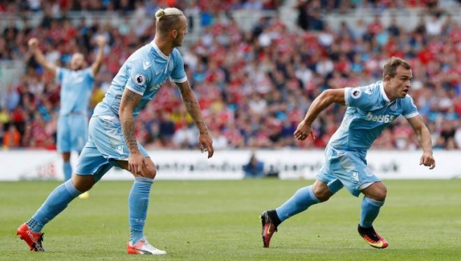 Stoke jep një lajm të mirë, Shaqiri i kthehet fushës