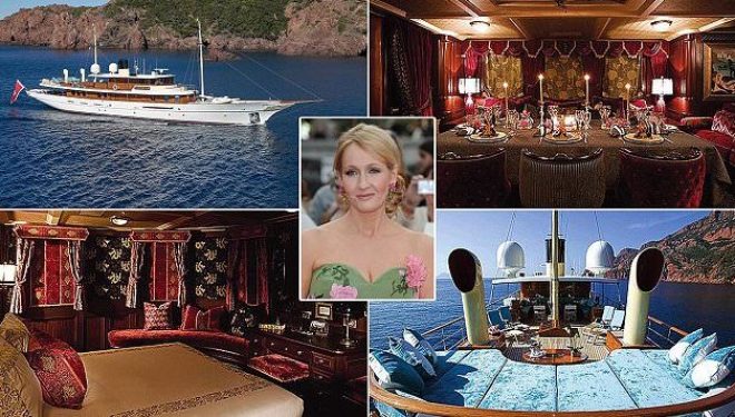 Jahti luksoz ku jeton autorja e Harry Potter, JK Rowling