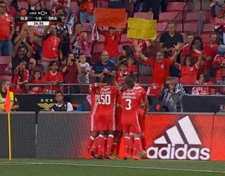 Benfica kalon 3-1 Bragën dhe ngjitet në krye
