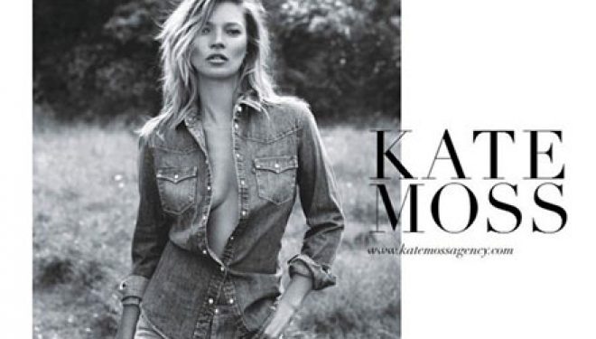 Kate Moss, me agjenci modelingu të sajën