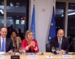 Bushati dhe Mogherini flasin për reformat në Shqipëri