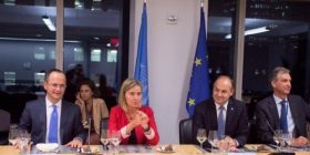 Bushati dhe Mogherini flasin për reformat në Shqipëri