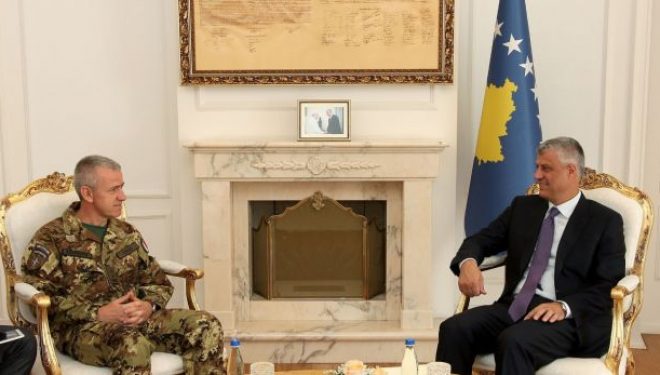 Thaçi: KFOR-i është i pazëvendësueshëm