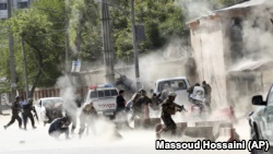 Pamje pas sulmit të dytë në Kabul. 30 prill, 2018
