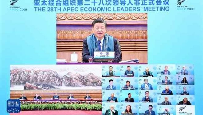 Presidenti kinez nxit hapjen e bashkëpunimin e APEC-ut në sfondin e pandemisë