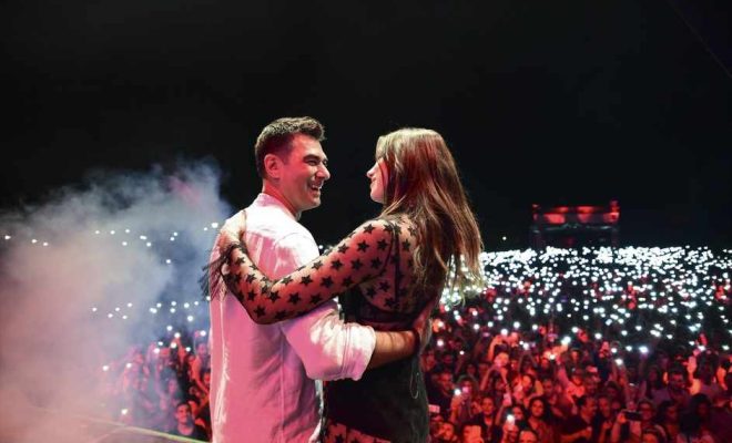 Dukagjin (Dugi) Lipa dhe Dua Lipa, 2016. Foto: AFP via Getty Images