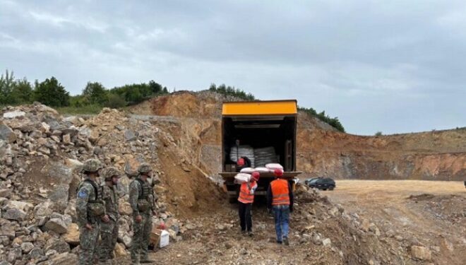 KFOR monitoron një operacion shpërthimi në Kosovë