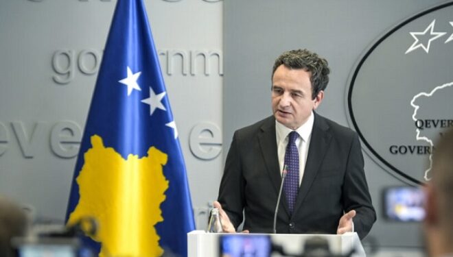 Kurti kërkon nga BE statusin kandidat dhe hapjen e negociatave për Kosovën