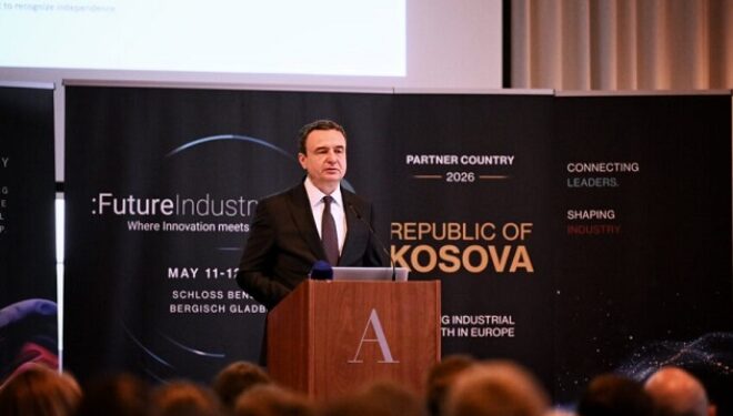 Kurti hapi konferencën “Future Industry Minds 2026“, thotë se Kosova ka potencial të madh të fuqisë punëtore