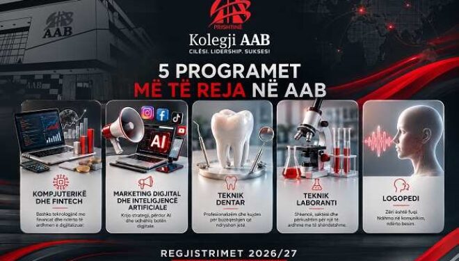 Programet e reja në Kolegjin AAB vendosin standarde të reja në arsimin e lartë në rajon