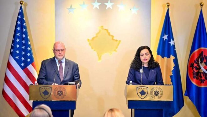 Jeff Hovenier: Presidentja Osmani ka luajtur rol konstruktiv në raportet Kosovë-ShBA
