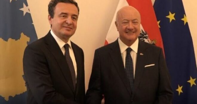 Kurti në Austri, takohet me kancelarin Stocker