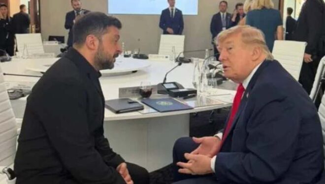 Zelensky e Trump takim ballë për ballë në samitin e G7, i pranishëm edhe Rubio, ja çfarë diskutuan dy liderët