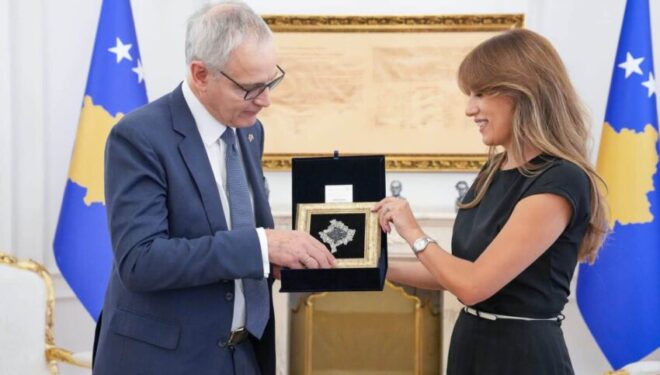 Haxhiu, pret në takim lamtumirës ambasadorin belg Cuvelier, e falënderon për mbështetjen ndaj Kosovës