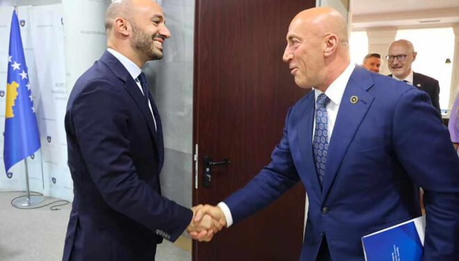 Haradinaj takon ministrin francez Haddad, kërkon mbështetje për anëtarësimin e Kosovës në KiE dhe NATO