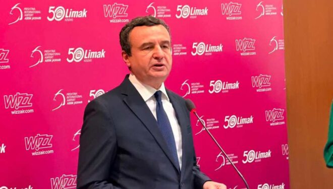 Kurti: Vendosja e bazës së Wizz Air në Kosovë dëshmon rritjen e besimit te vendi ynë