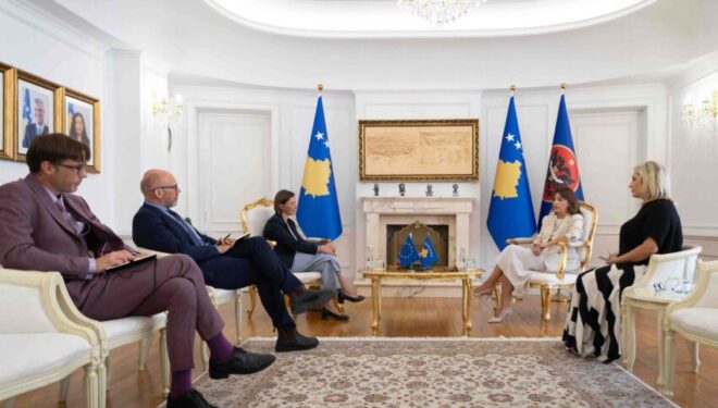 Palatova në takim me Haxhiun: Kosova të sigurojë unitet politik, ta bëjë anëtarësimin në BE synim të përbashkët