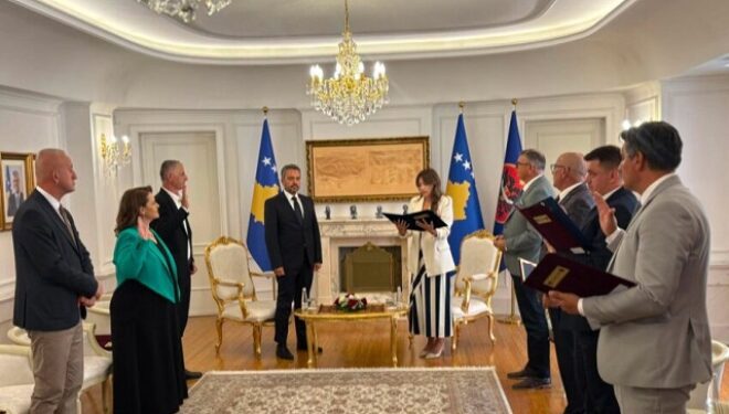 Anëtarët e rinj të KQZ-së betohen para ushtrueses së detyrës së Presidentes