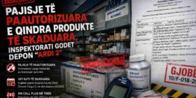 Pajisje të paautorizuara e qindra produkte të skaduara, Inspektorati godet depon “Ardi 2”