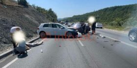 Aksident me të lënduar në rrugën Gjilan–Prishtinë