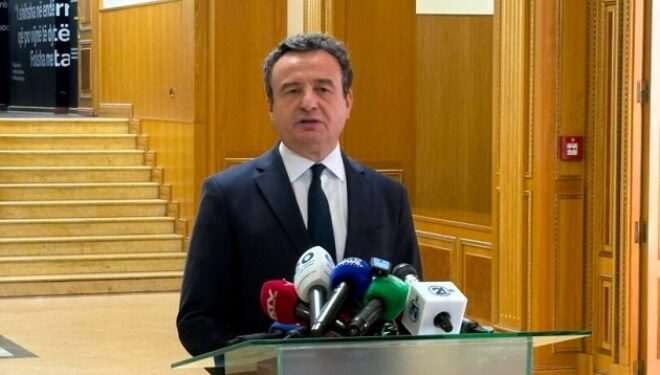 Kurti: Konstituimi i Kuvendit pa marrëveshje për presidentin çon drejt shpërndarjes së re