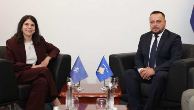 Maqedonci pret në takim zyrtaren e NATO-s, diskutojnë për sigurinë në rajon