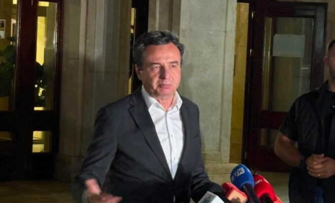 Kurti pas takimit me Abdixhikun: Është hera e parë që kemi diskutuar për emra të përveçëm