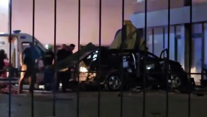 “Shoferi i lënduar rëndë, pasagjerja lehtë”, Policia e Gjilanit dyshon se detonimi në veturë u shkaktua nga mjeti shpërthyes