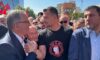 Djali i Hashim Thaçit i bashkohet protestës kundër vendimit të Speciales ndaj katërshes së UÇK-së