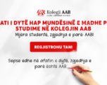 Afati i dytë hap mundësinë e madhe për studime në Kolegjin AAB – mijëra studentë, zgjedhja e parë: AAB!