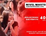 Kolegji AAB ofron 40% zbritje për regjistrimin në nivelin Master – Tash është radha jote Kolegji AAB ofron 40% zbritje për regjistrimin në nivelin Master – Tash është radha jote