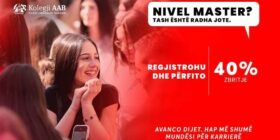 Kolegji AAB ofron 40% zbritje për regjistrimin në nivelin Master – Tash është radha jote