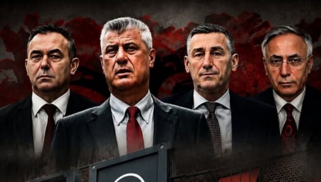 Në mbështetje të Thaçit, Veselit, Selimit e Krasniqit, organizohet protestë simbolike në Lubjanë
