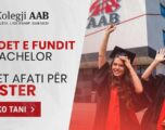 Vendet e fundit në Bachelor po plotësohen me shpejtësi – Kolegji AAB hap konkursin për studimet Master!