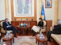 Kryetarja Haxhiu priti shefin e misionit të Ambasadës së Luksemburgut, Eric Dietz Kryetarja Haxhiu priti shefin e misionit të Ambasadës së Luksemburgut, Eric Dietz