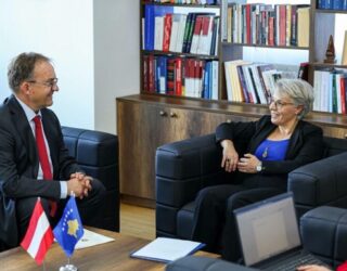 Gërvalla takon ambasadorin austriak, flasin për reformën në drejtësi dhe bashkëpunimin juridik