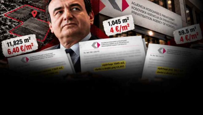 EKSKLUZIVE: Nga 4 EURO metri katror – AKP shiti me negocim direkt 54 PRONA gjatë vitit 2025