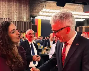 Osmani shënon 36-vjetorin e bashkimit të Gjermanisë me ambasadorin Rudolph