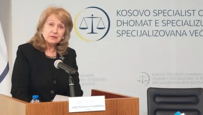Reagimet në Kosovë dhe Ligji për Specialen, përgjigjet Trendafilova: Askush s’mund t’u diktojë gjykatësve si ta interpretojnë e zbatojnë ligjin