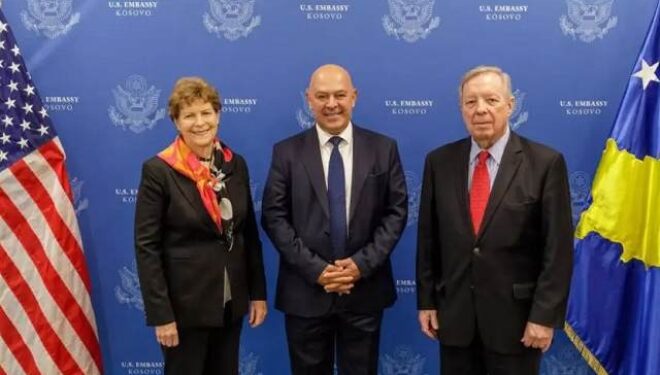 Gjini takon senatorët amerikanë: Integrimi i Kosovës në NATO, garanci për stabilitetin