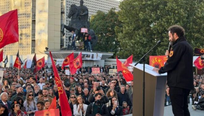 Haziri nga protesta: Rini e Kosovës, hallall ju qoftë gjaku i babës tem
