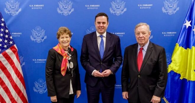 Abdixhiku takon senatorët amerikanë, thekson nevojën për rikthimin e Dialogut Strategjik